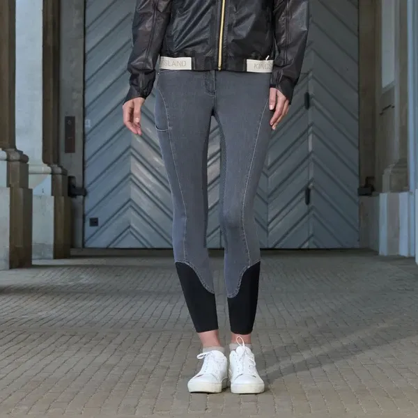 Kingsland KLKayce Ladies H-Shape Full Grip denim rijbroek